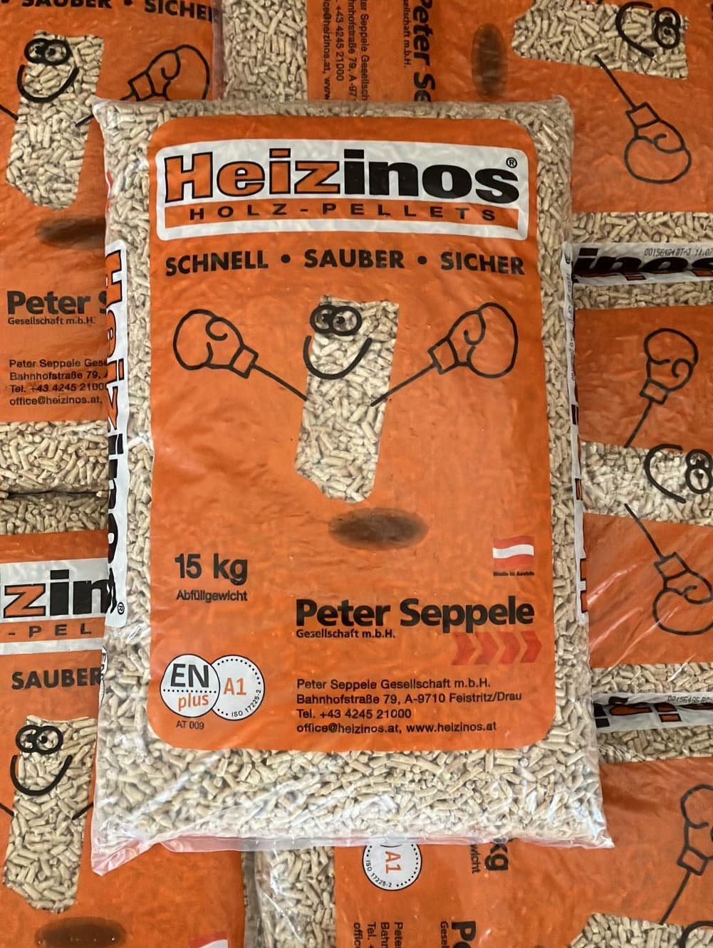 Pellet Heizinos 15 kg - Image 1